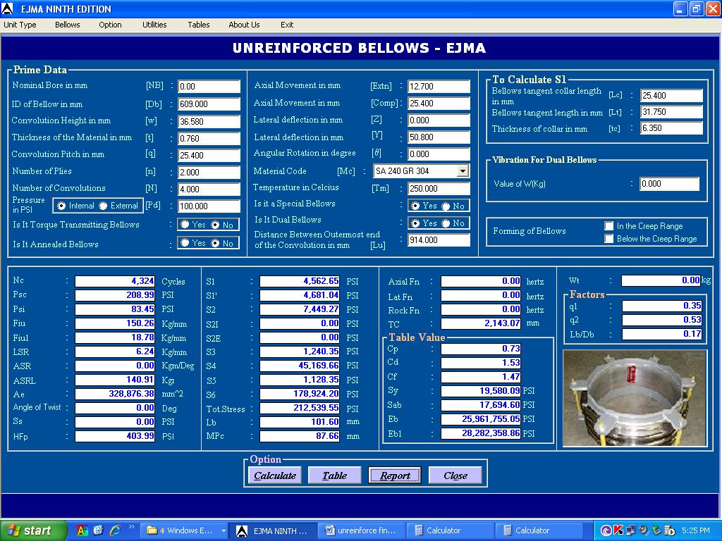 ejma bellows software download